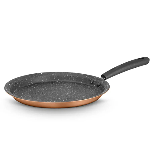 Carbon Steel Non Stick Crepe Pan 0.65 MM, Induction Friendly, Plain Handle (Meta)