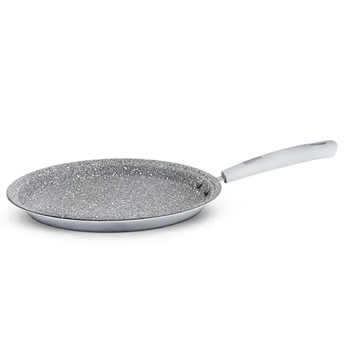 Carbon Steel Granito-Two Non Stick Crepe Pan 0.65 MM, Induction Friendly, Color & Soft Touch Handle (Class)