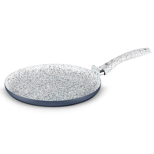 Aluminum Granito Beaded Forged Crepe-Pizza Pan 2.00 MM, Induction Bottom, Soft Touch Handle (Alpha)
