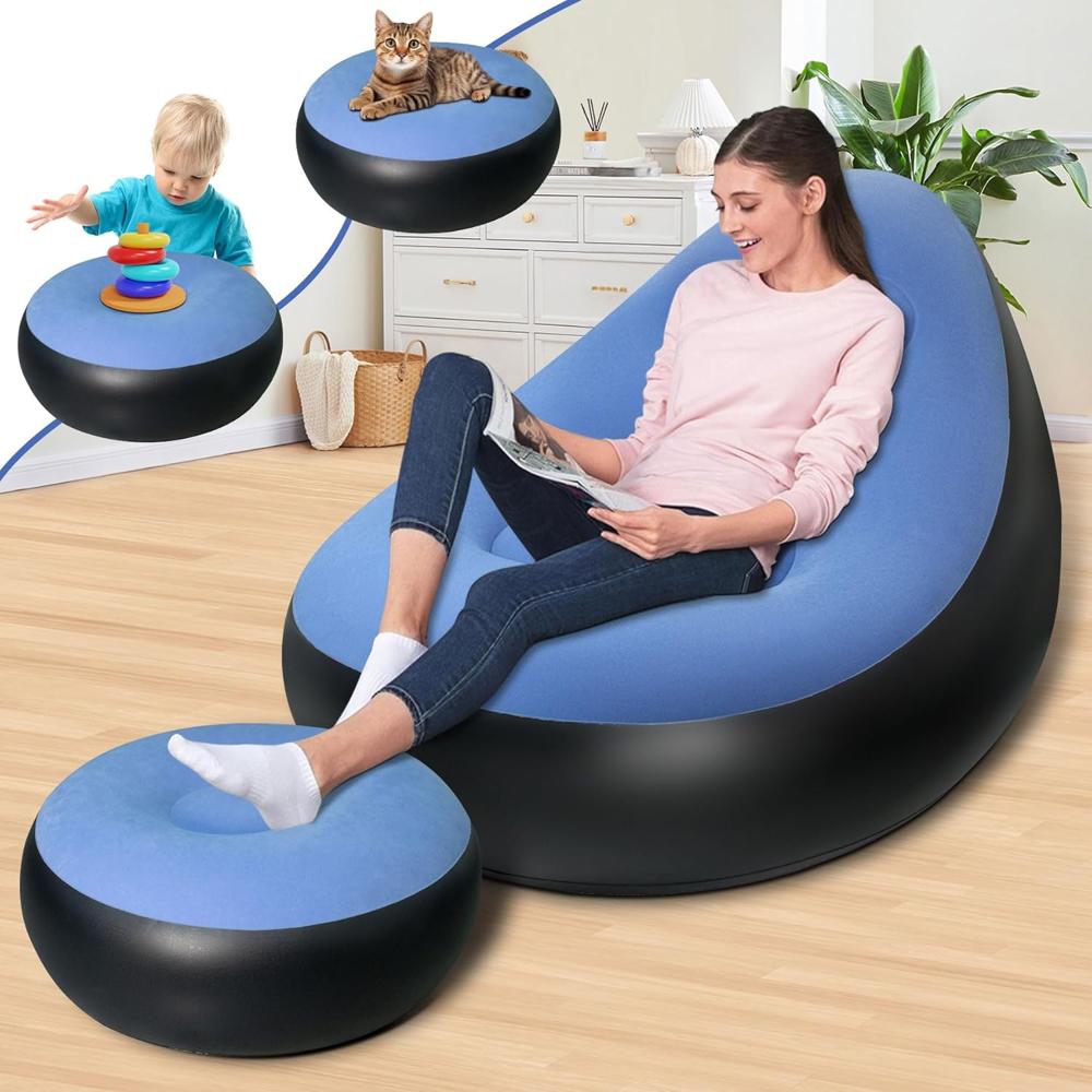 PVC Inflatable Recliner Sofa With Air Pump