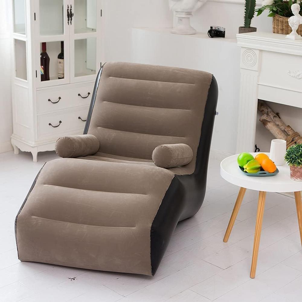 Inflatable Sofa, Ergonomic Inflatable Couch With Air Pump - Brand Name: Dolphy