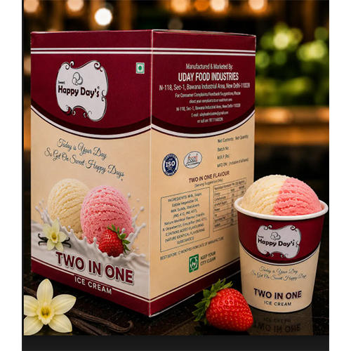 two in one flavour Ice Cream