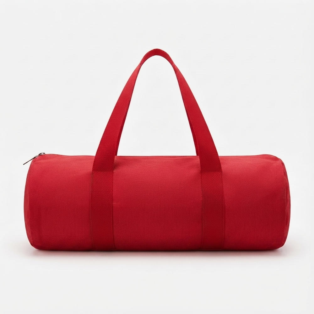 Canvas Gym Cylindrical Duffle Bag