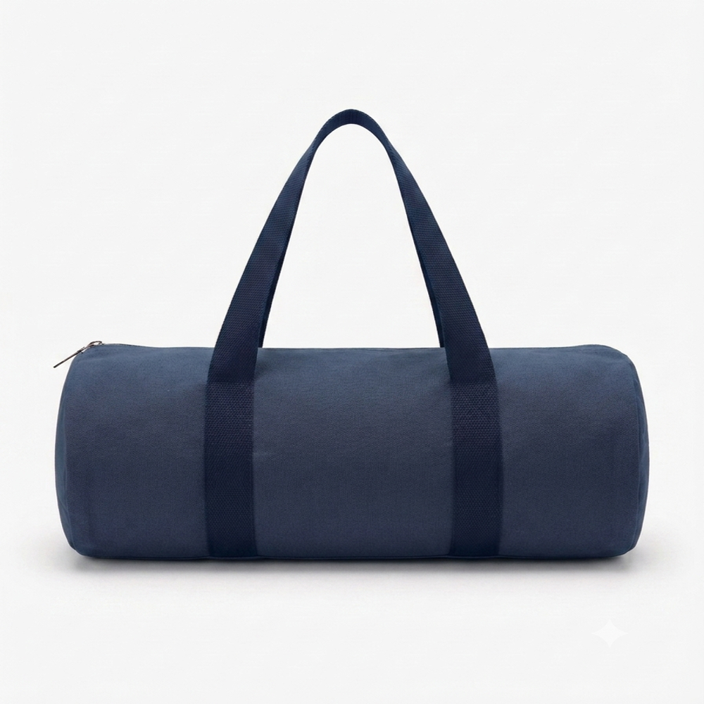 Canvas Gym Cylindrical Duffle Bag
