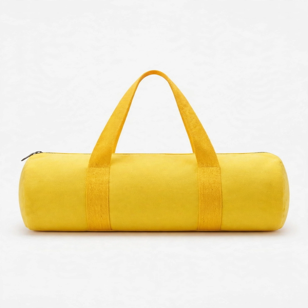 Canvas Gym Cylindrical Duffle Bag