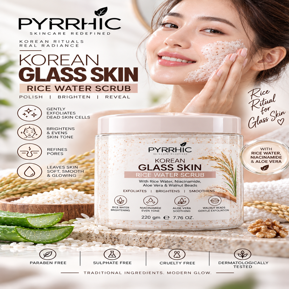 Korean Glass Skin Rice Water Scrub