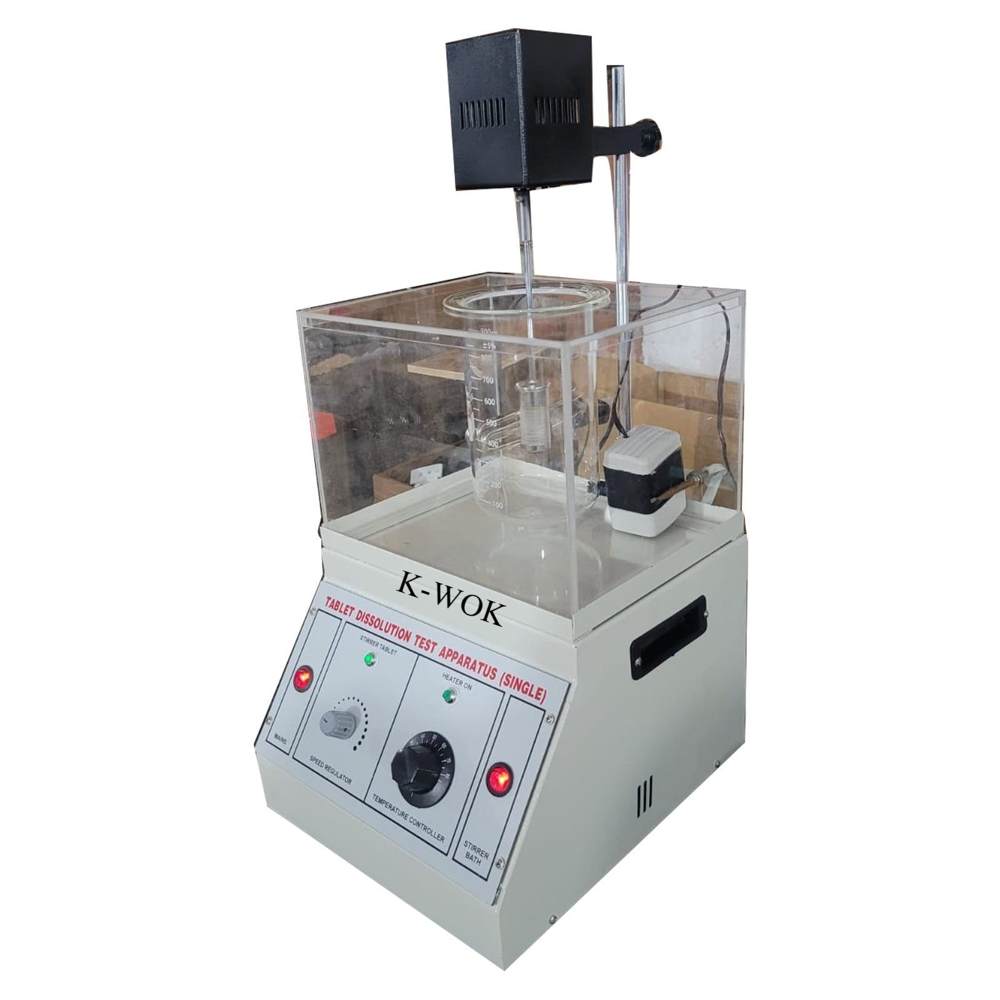 K-Wok (Manual) Single Tablet Dissolution Test Apparatus - Accuracy: +-0.2 C °C
