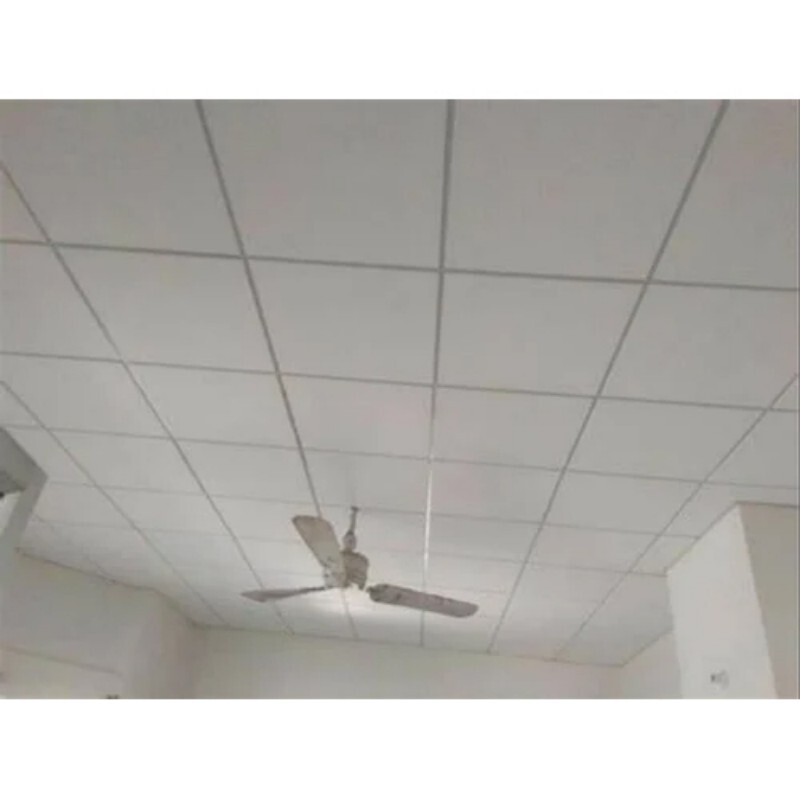 Grid False Ceiling Services - Mineral Fiber, 600x600 Mm, White, 12 Mm Thickness | Class A Fire Rating, Ideal For Commercial And Residential Spaces