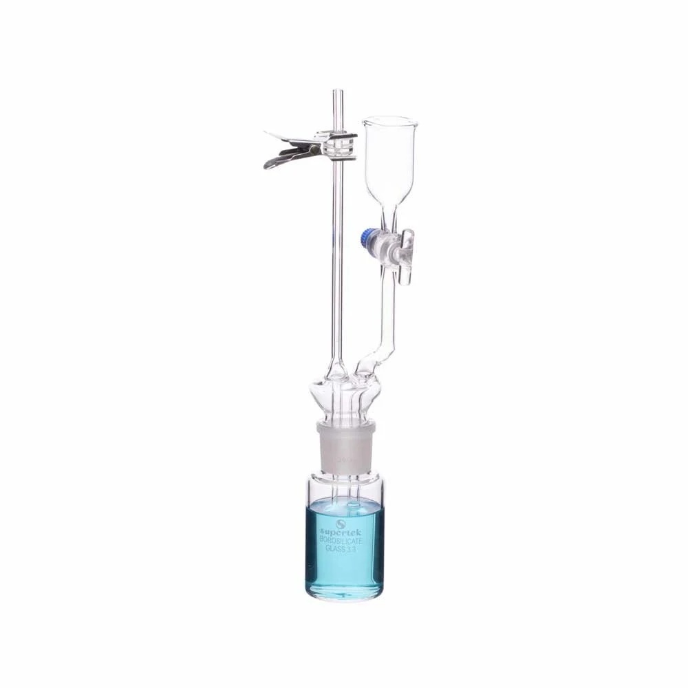 K-Wok Arsenic Limit Test Apparatus - Application: A Wide-Mouthed Generating Bottle A Glass Tube Cotton Plug Mercuric Chloride Paper Rubber Stopper