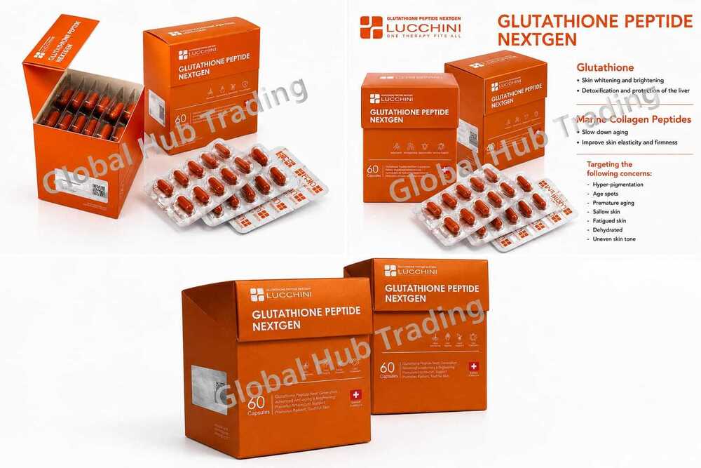 Lucchini Glutathione 2000mg Peptide NextGen Capsules