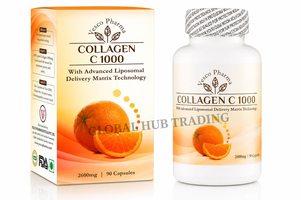 Vesco Pharma Collagen C 1000 Collagen and Vitamin C Capsules