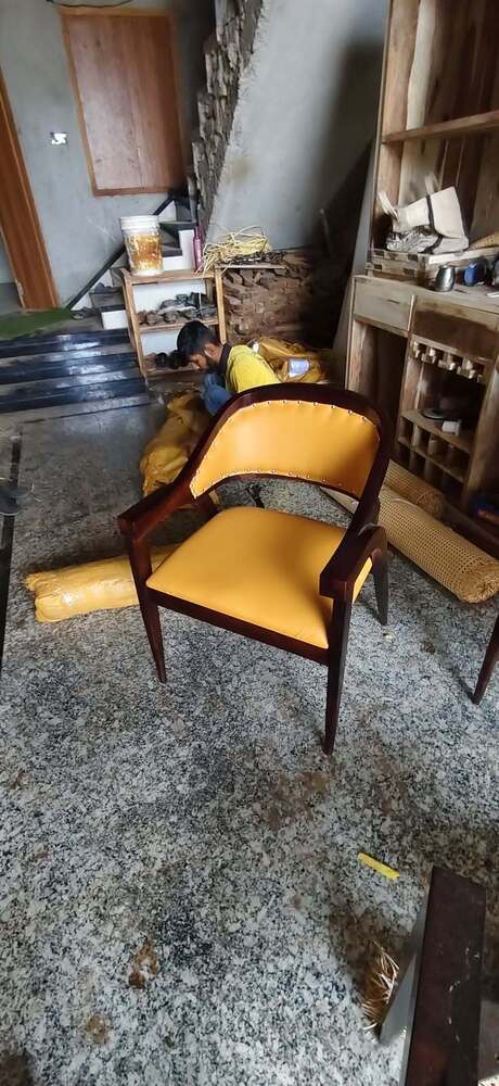 Wooden Restaurant Arm Chair