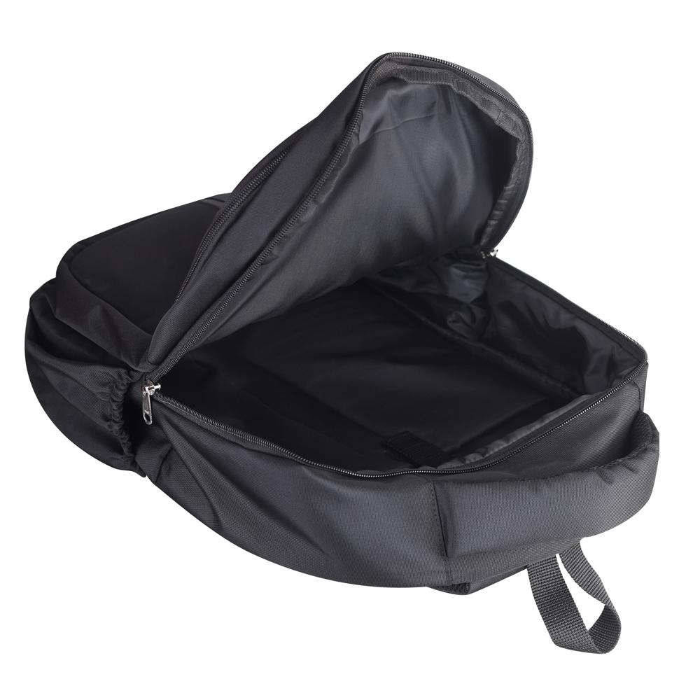 Black Everyday Backpack with Side Pocket