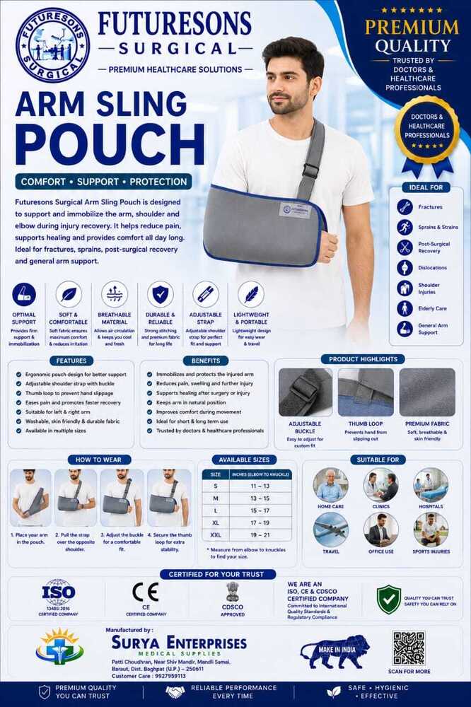 Arm Sling Pouch - Dimension (L*w*h): Universal