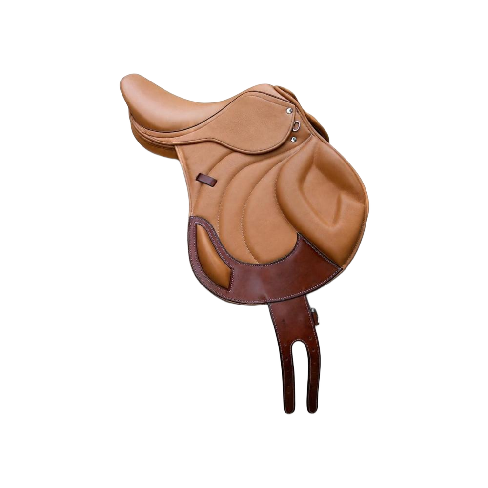 Horse Leather Jumping Saddle - Color: All Colors