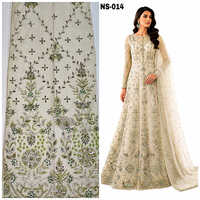 Modern handwork design embroidery fabric