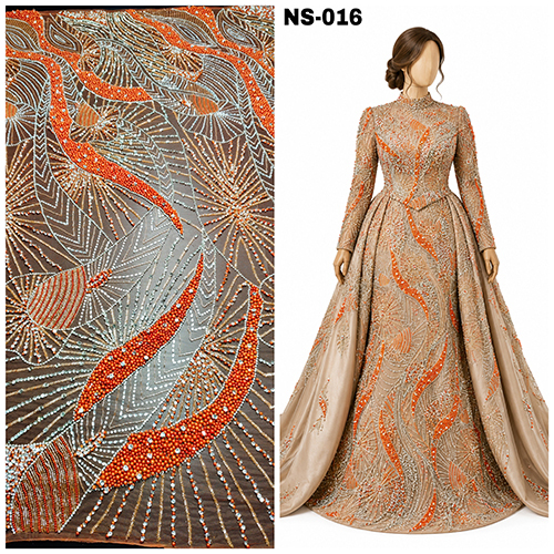 Katdana handwork embroidery fabric