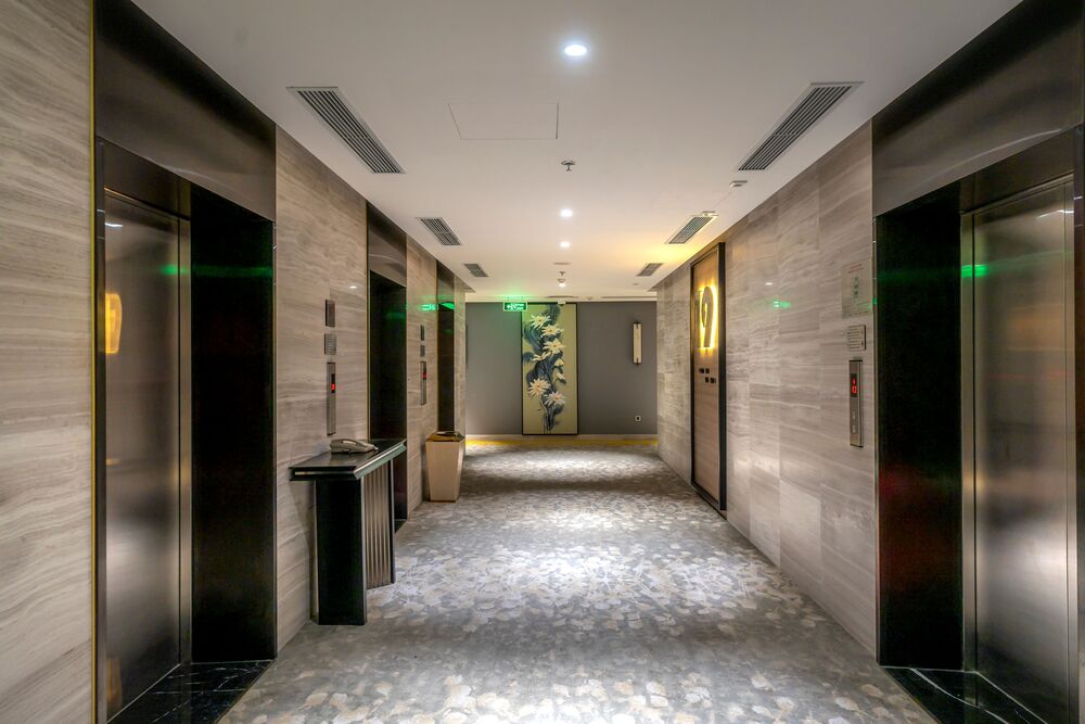 13 Person ThyssenKrupp Glass Door Elevator