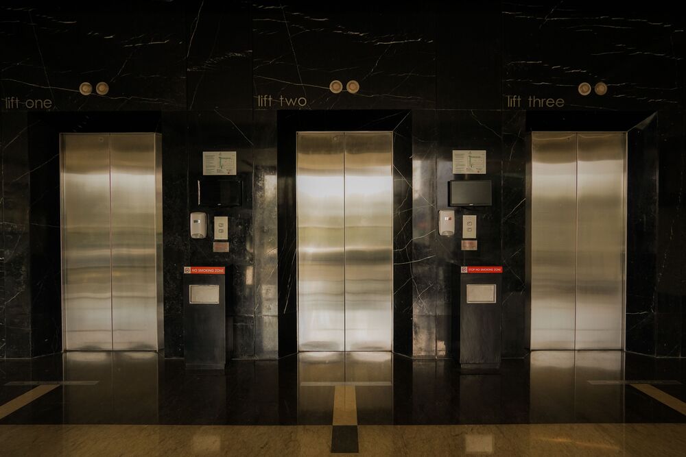 13 Person ThyssenKrupp Glass Door Elevator