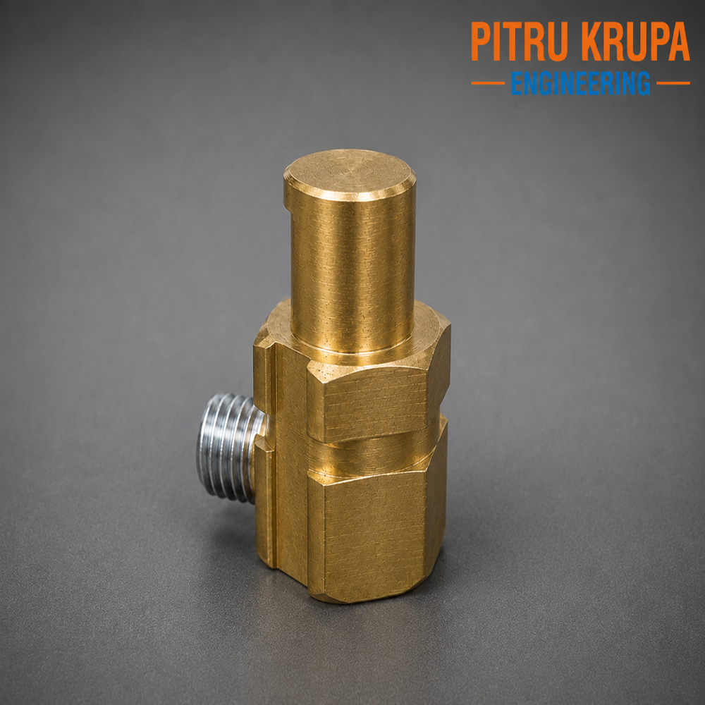 Brass Hydraulic Fitting / Brass Machined Valve Body