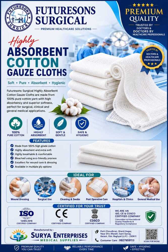 Absorbent Cotton Gauz Cloths