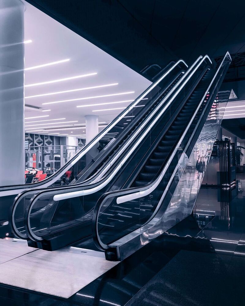 800 mm Kone Moving Walkway Escalator