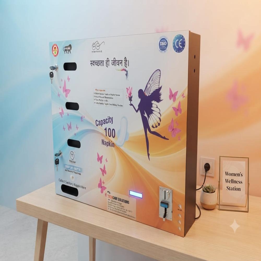 100 Napkins UPI Based Sanitary Napkin Vending Machine