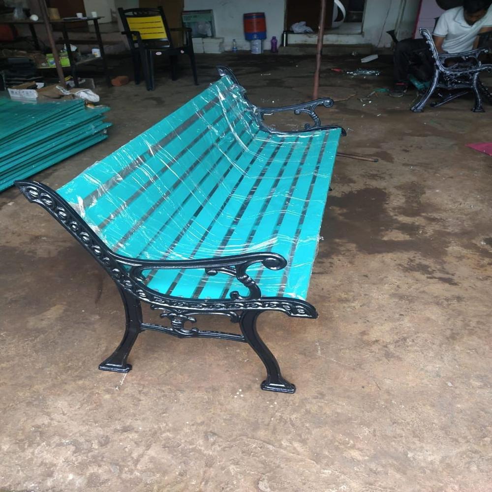 3 Seater Mild Steel Garden Bench