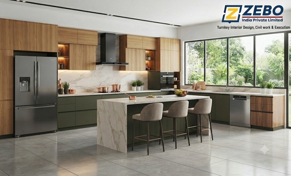 Modular Fancy Kitchen Interior Design Services