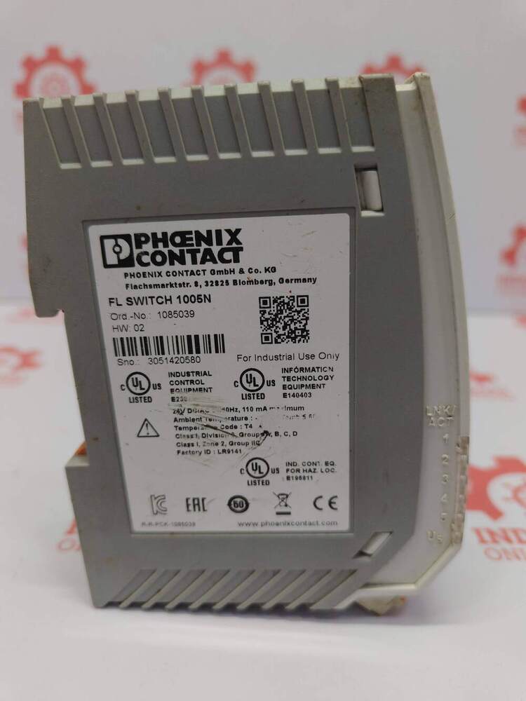 PHOENIX CONTACT FL SWITCH 1005N Unmanaged Industrial Ethernet Switch