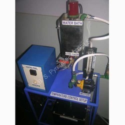 तापमान पीआईडी नियंत्रक के साथ रोटामीटर सेटअप