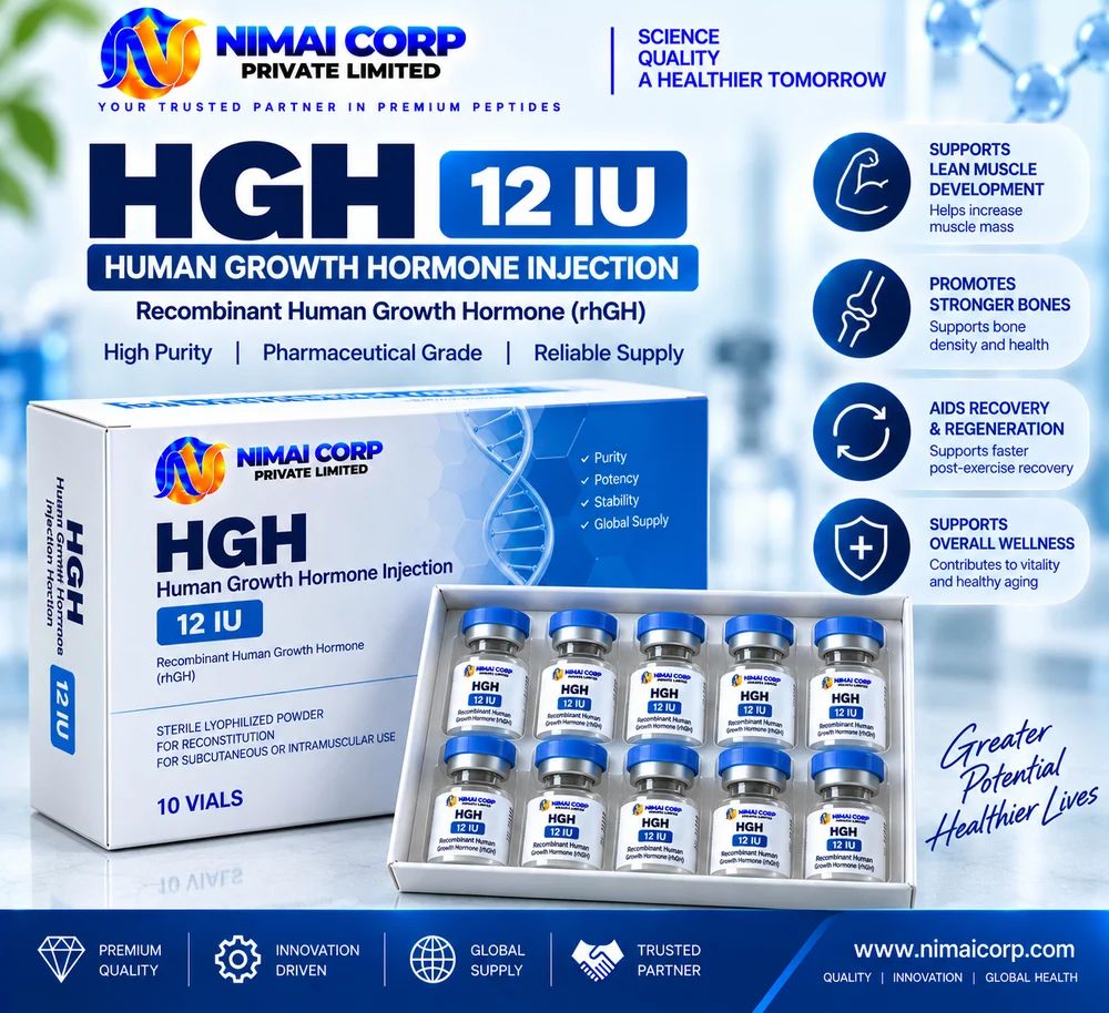 HGH - 12 IU Human Growth Hormone Injection