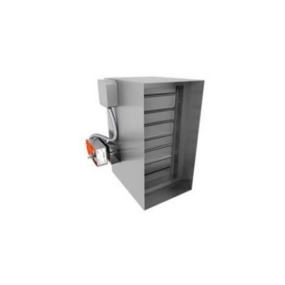 Motorised Fire Damper - Coating Type: Powder Coated