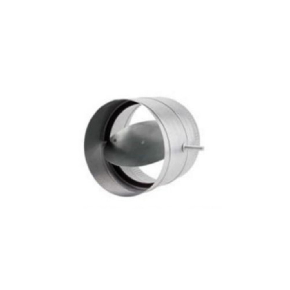 Round Volume Control Damper - Galvanized Steel, Stainless Steel, Aluminum | Silver Powder Coated, Moisture Resistant, Efficient Airflow Control