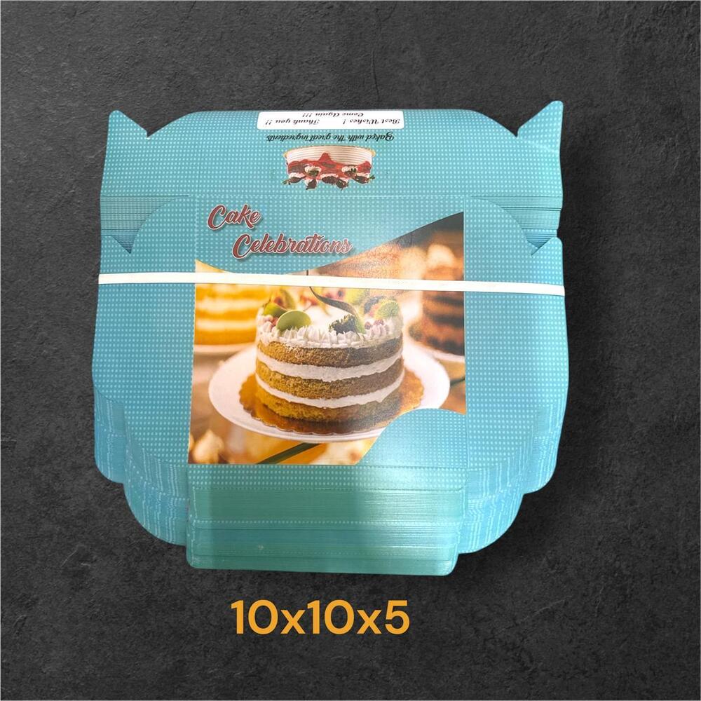 10x10x5 Printed Cake Box