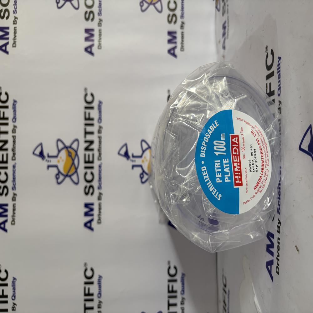 Sterile Disposable Petri Plates 1x100no 