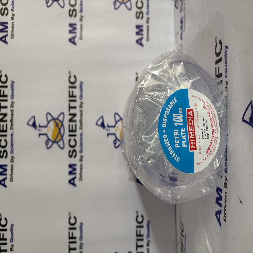 Sterile Disposable Petri Plates 1x100no 