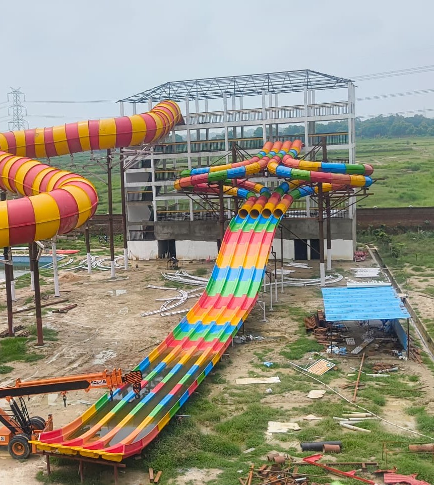 Spider Water Slide System - Capacity: 8-12 Persons