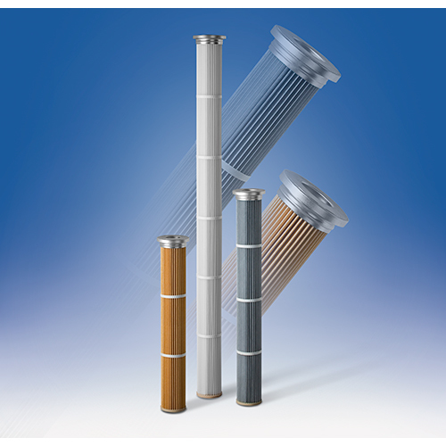 Carbon black dust filter cartridge