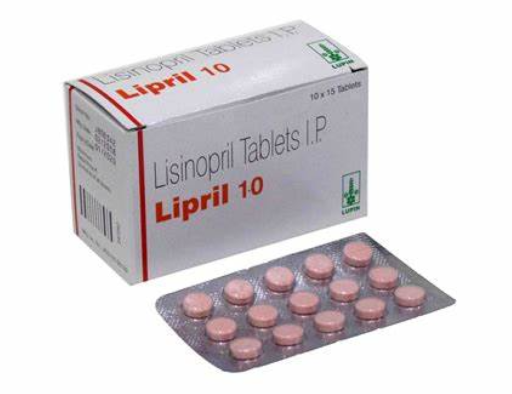 Lipril 10 Tablet - Ingredients: Lisinopril (10 Mg)