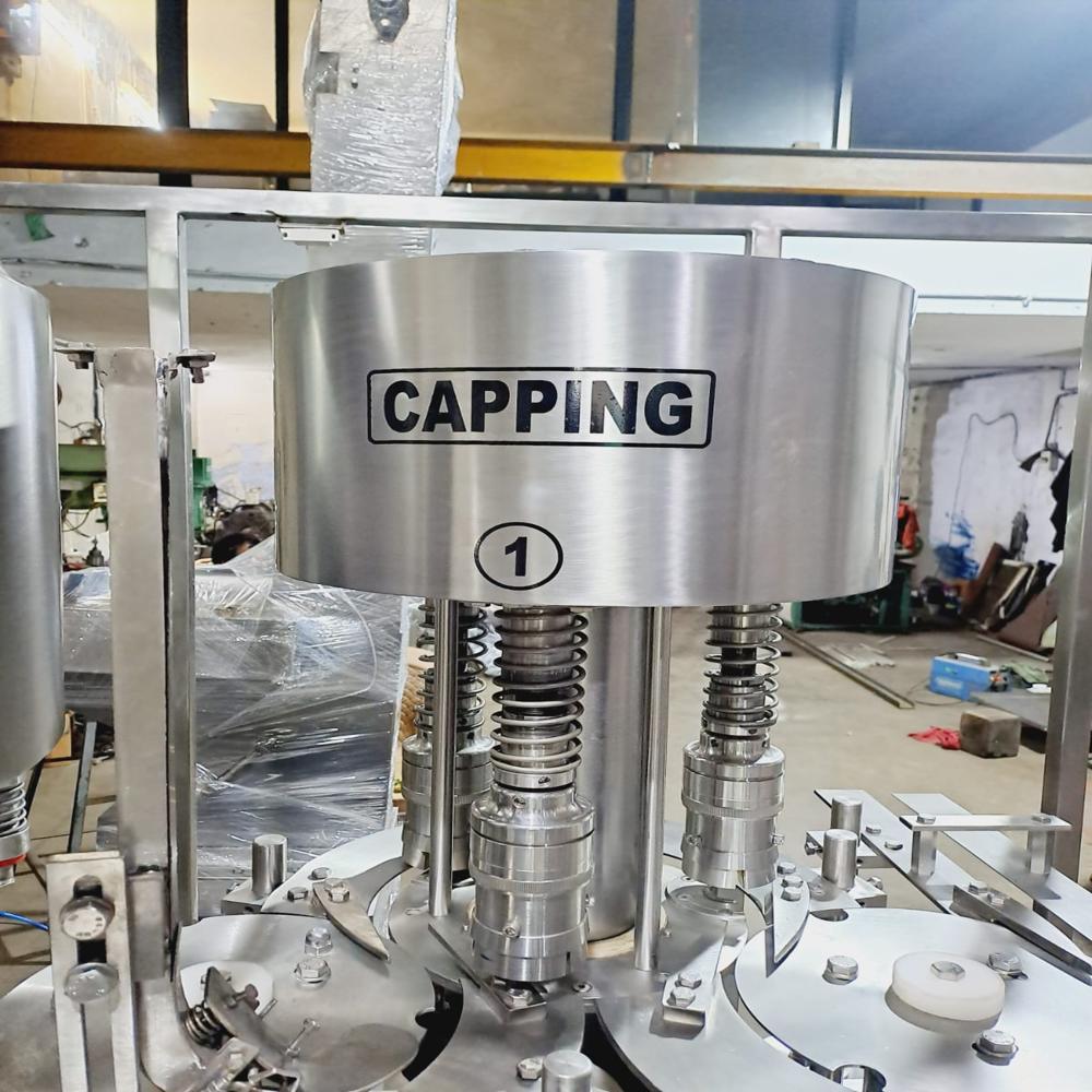 Mineral Water Bottle Rinsing Filling And Capping Machine