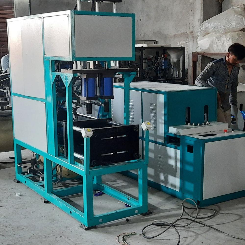 2 Cavity Semi Auto Pet Blow Moulding Machine