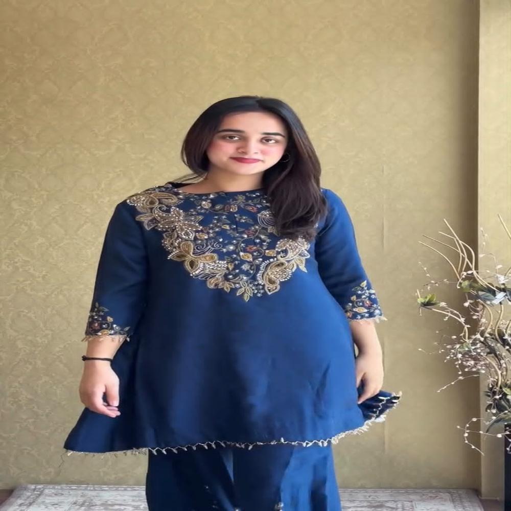 kurti plazzo set