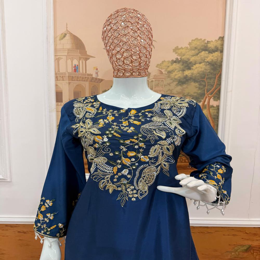 kurti plazzo set