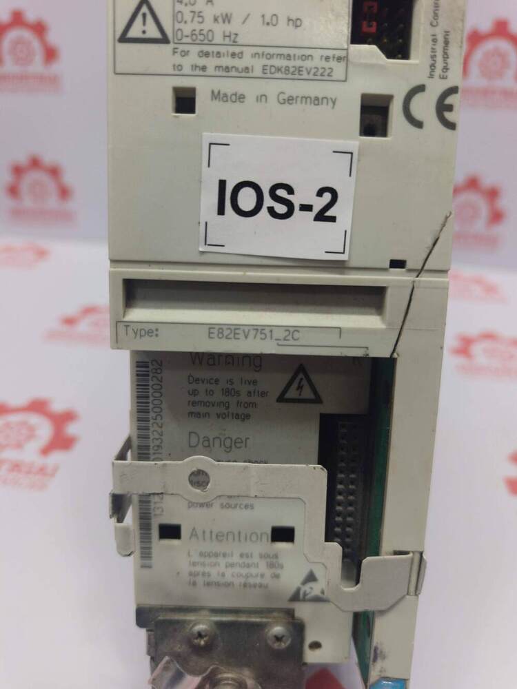 LENZE E82EV751_2C 0.75 kW (1 HP) AC Variable Frequency Drive (VFD)
