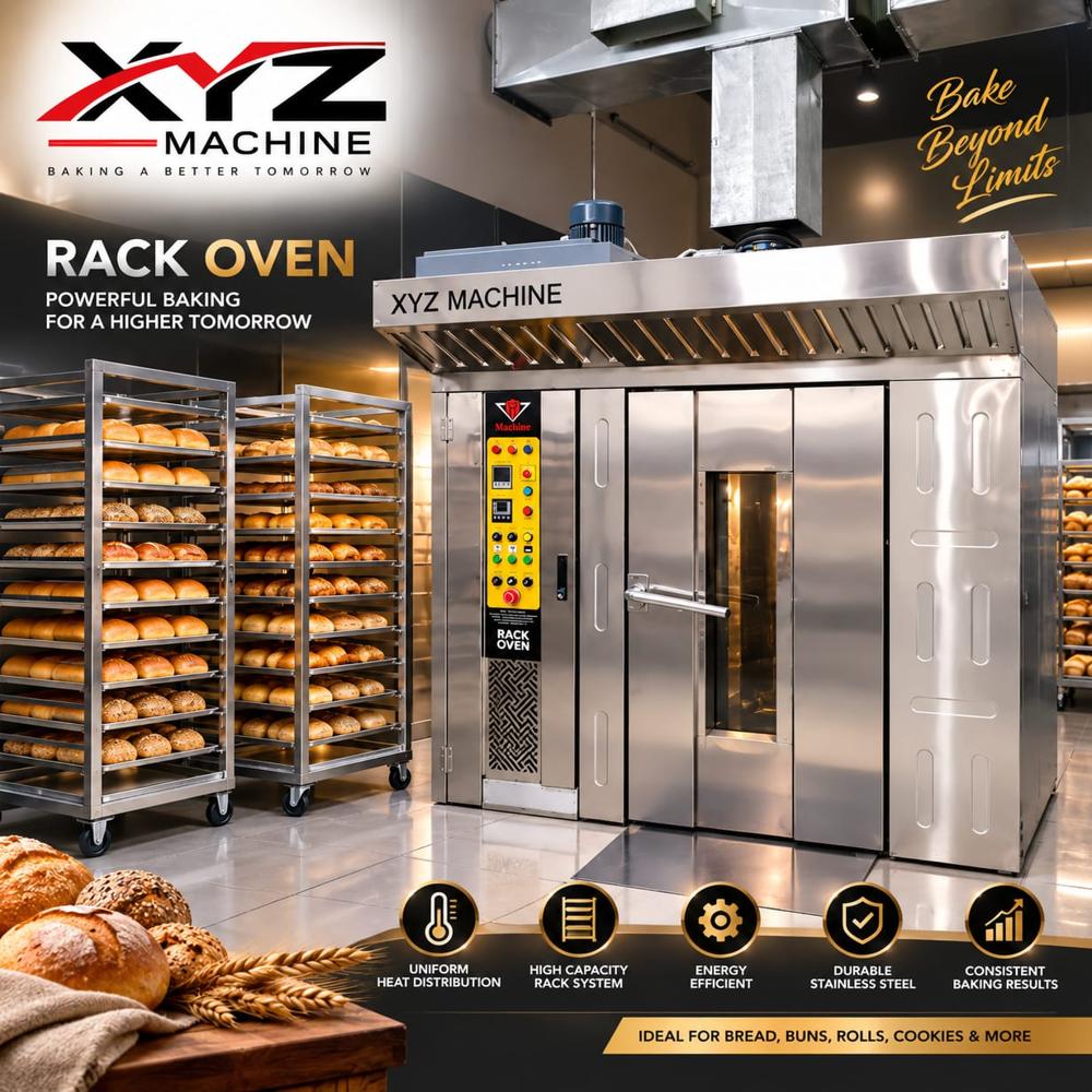 22 Tray Rotary Rack Oven - Accuracy: High Precision