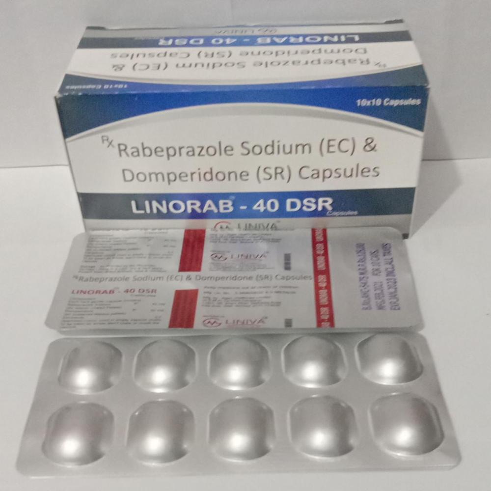 Linorab 40DSR capsule (Rabeprazole 40mg DOMPERIDONE 30mg)