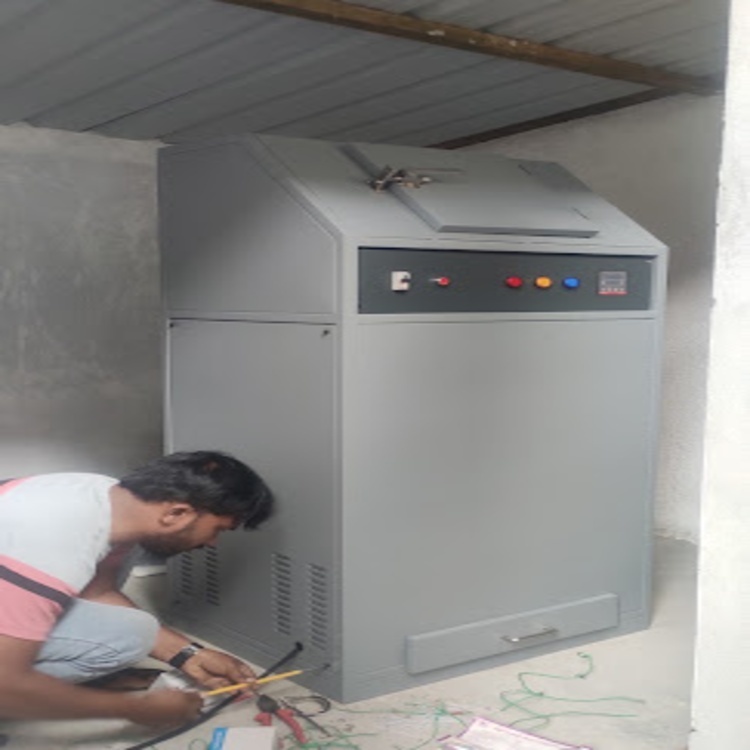 Diaper And Sanitary Pads Burning Machine