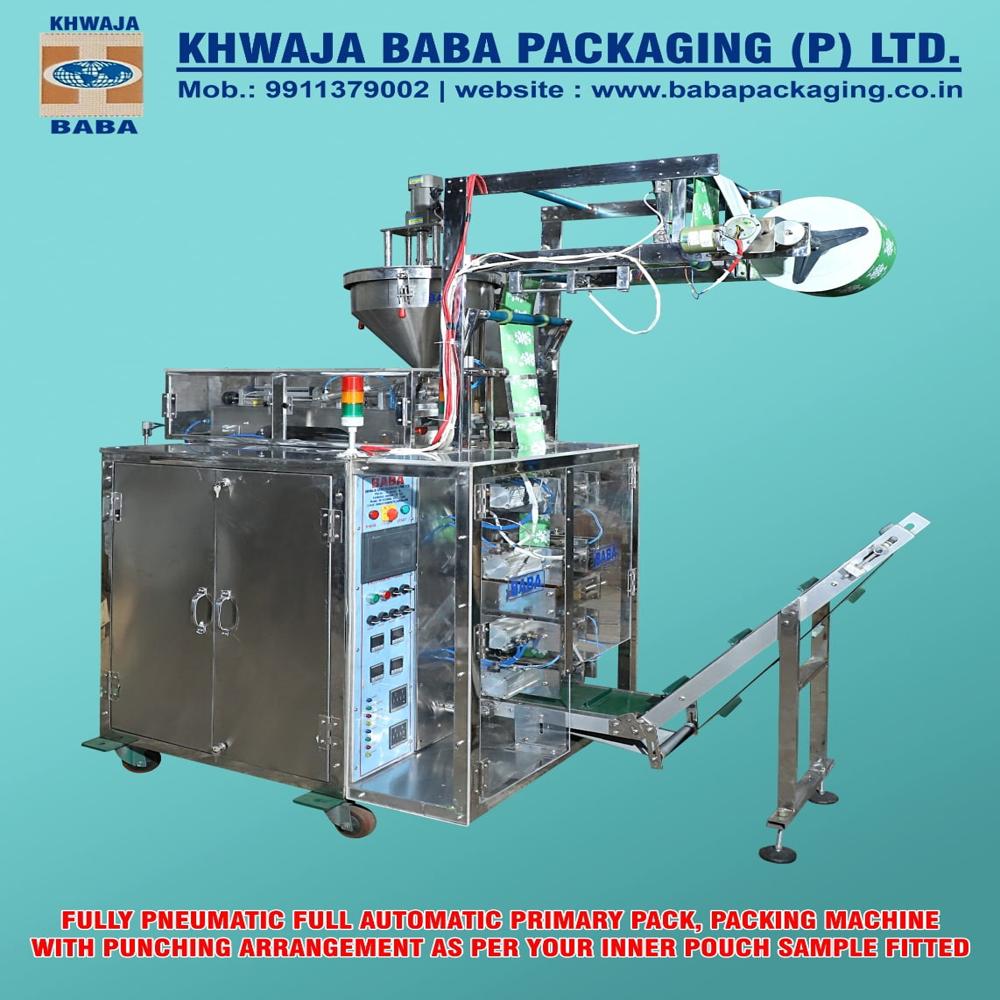 Room freshner air pocket pouch packing machine