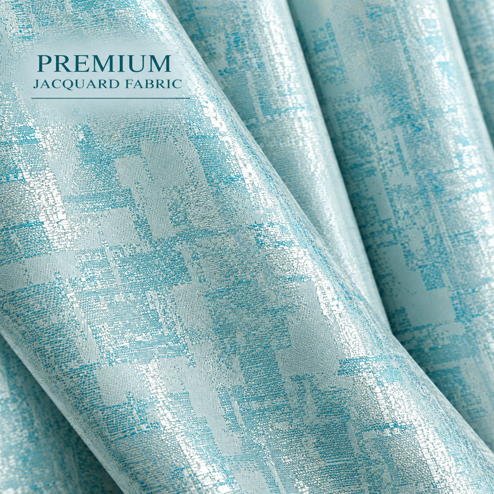 Polyester Silk Jaquard Curtains